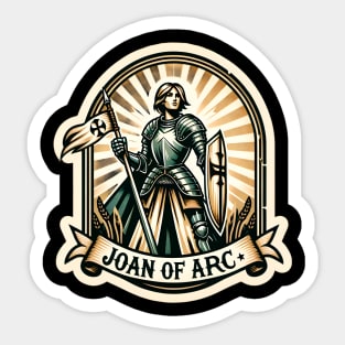 Joan of Arc: Stand with the Warrior Saint Sticker